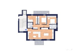 Quadrilocale Piano Primo - Unità B